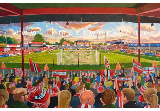 Moss Lane Stadium Fine Art Print - Altrincham FC Moss Lane Stadium Fine Art Print - Altrincham FC